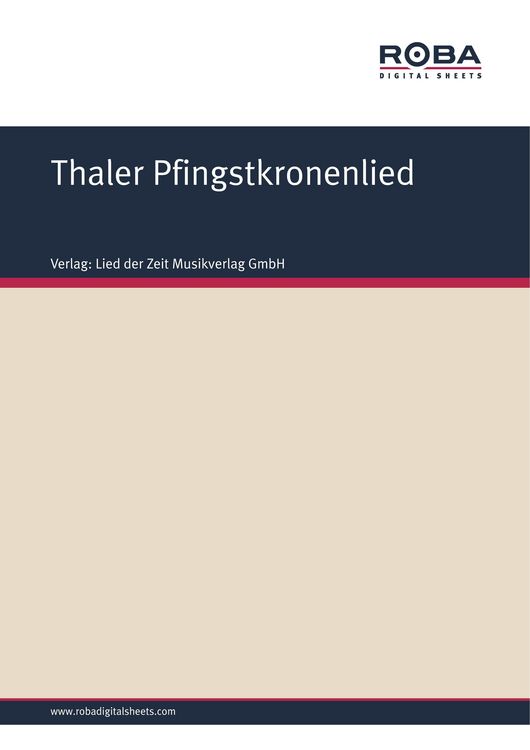 Produktbild: Thaler Pfingstkronenlied