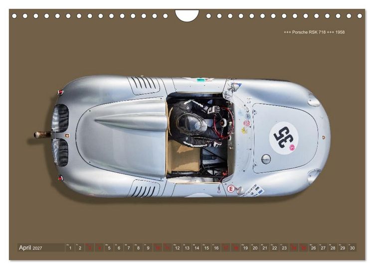 Produktbild: Two-Seater Racing Cars 1950-1960 (Wandkalender 2027 DIN A4 quer), CALVENDO Monatskalender