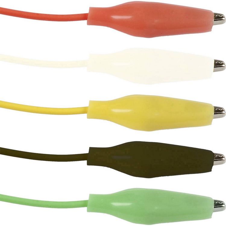 Produktbild: Joy-it COM-KROKO-50 Schnellverbindungs-Krokodilklemmen Passend f&uuml;r (Einplatinen-Computer) Arduino, Banana Pi, Raspberry Pi&reg; 1 St.