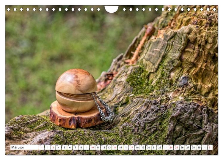 Produktbild: Holz entt&auml;uscht nie (Wandkalender 2026 DIN A4 quer), CALVENDO Monatskalender