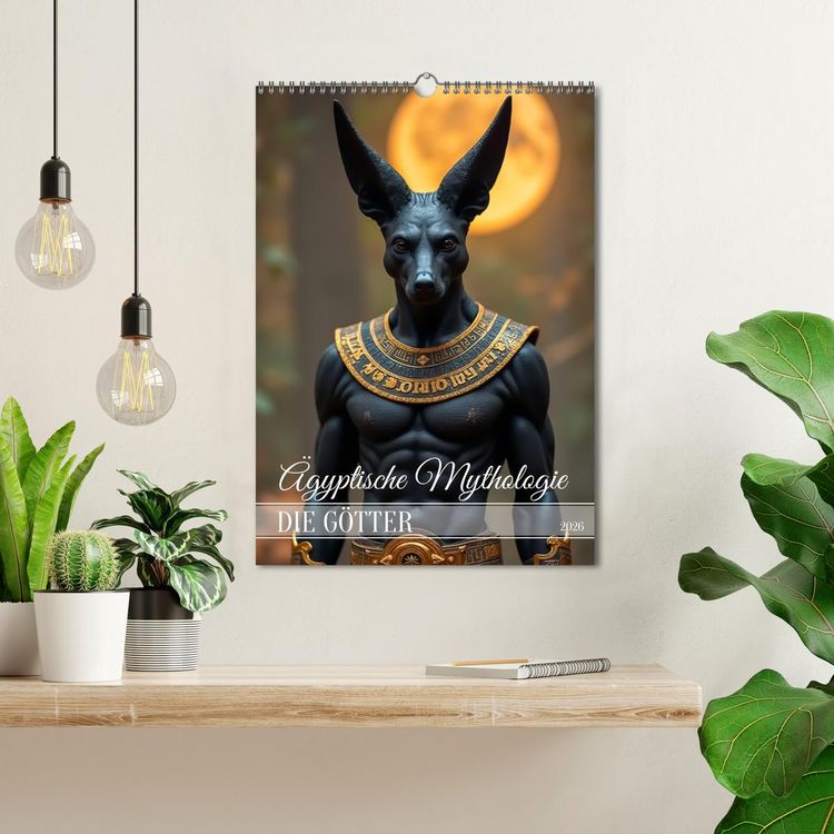 Produktbild: &Auml;gyptische Mythologie - G&ouml;tter, Helden und Monster (Wandkalender 2026 DIN A3 hoch), CALVENDO Monatskalender