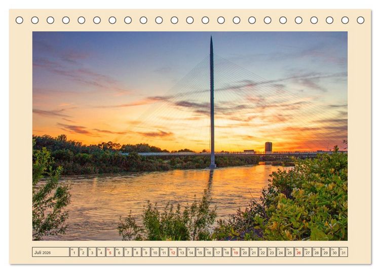 Produktbild: Zauberhaftes Saragossa (Tischkalender 2026 DIN A5 quer), CALVENDO Monatskalender