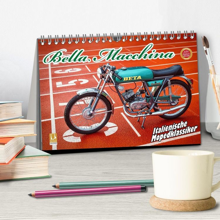 Produktbild: Bella Macchina (Tischkalender 2027 DIN A5 quer), CALVENDO Monatskalender