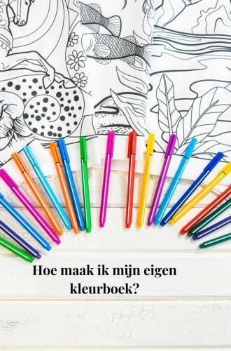 Produktbild: Hoe maak ik een eigen kleurboek?