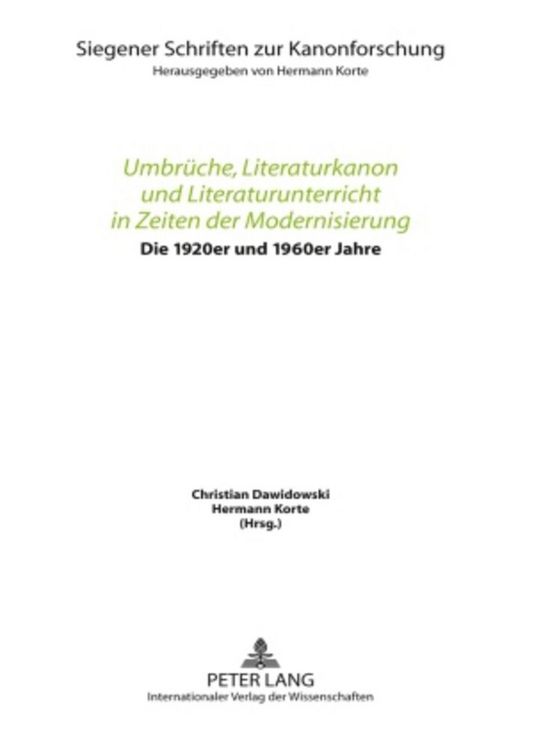 Produktbild: Umbr&uuml;che, Literaturkanon und Literaturunterricht in Zeiten der Modernisierung