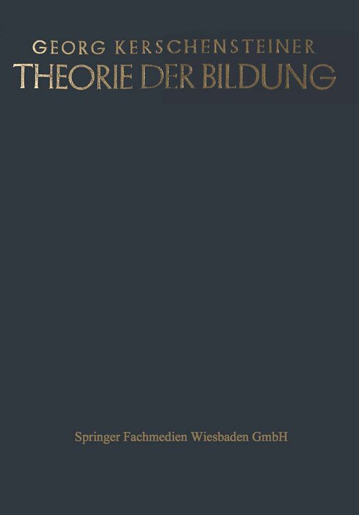 Produktbild: Theorie der Bildung
