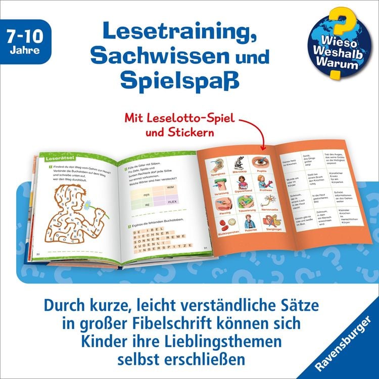 Produktbild: Wieso? Weshalb? Warum? Erstleser, Band 15 - Mein K&ouml;rper