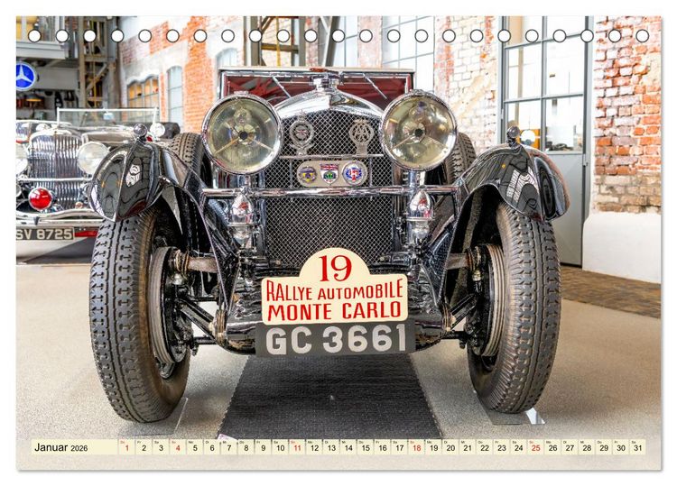Produktbild: Nationales Auto Museum, The Loh Collection (Tischkalender 2026 DIN A5 quer), CALVENDO Monatskalender