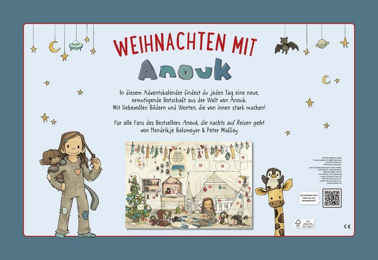 Produktbild: Adventskalender &ndash; Weihnachten mit Anouk | Wandkalender