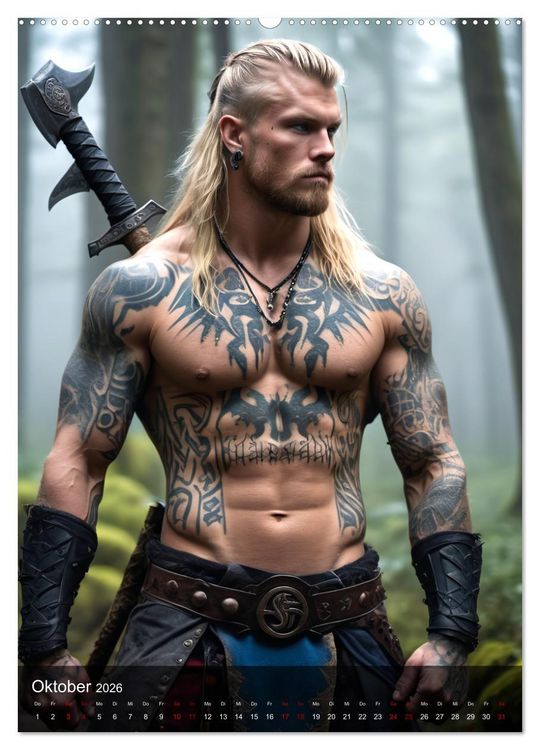 Produktbild: Tattoo Kings (Wandkalender 2026 DIN A2 hoch), CALVENDO Monatskalender
