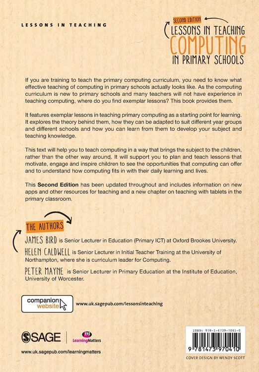 Produktbild: Lessons in Teaching Computing in Primary Schools