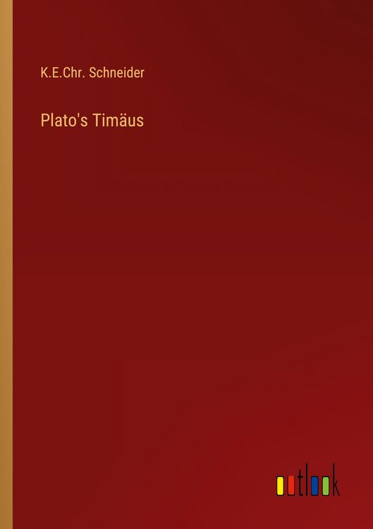 Produktbild: Plato's Tim&auml;us