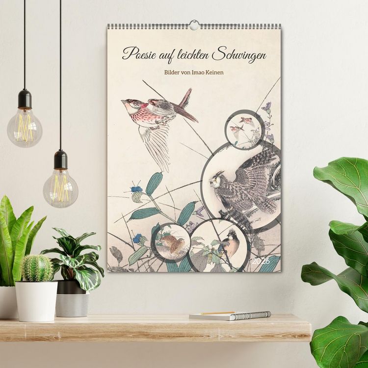 Produktbild: Imao Keinen - Poesie auf leichten Schwingen (Wandkalender 2026 DIN A2 hoch), CALVENDO Monatskalender