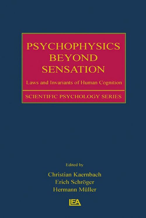 Produktbild: Psychophysics Beyond Sensation