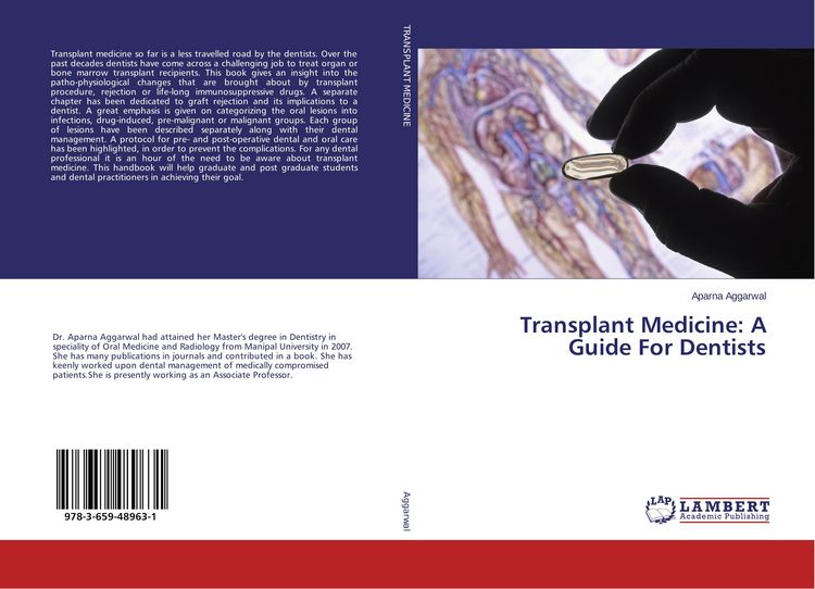 Produktbild: Transplant Medicine: A Guide For Dentists