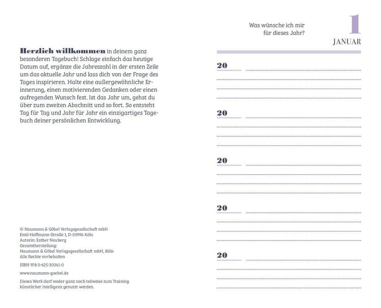 Produktbild: 5 Jahre - Mein Tagebuch mit 365 Fragen (Modern Design)