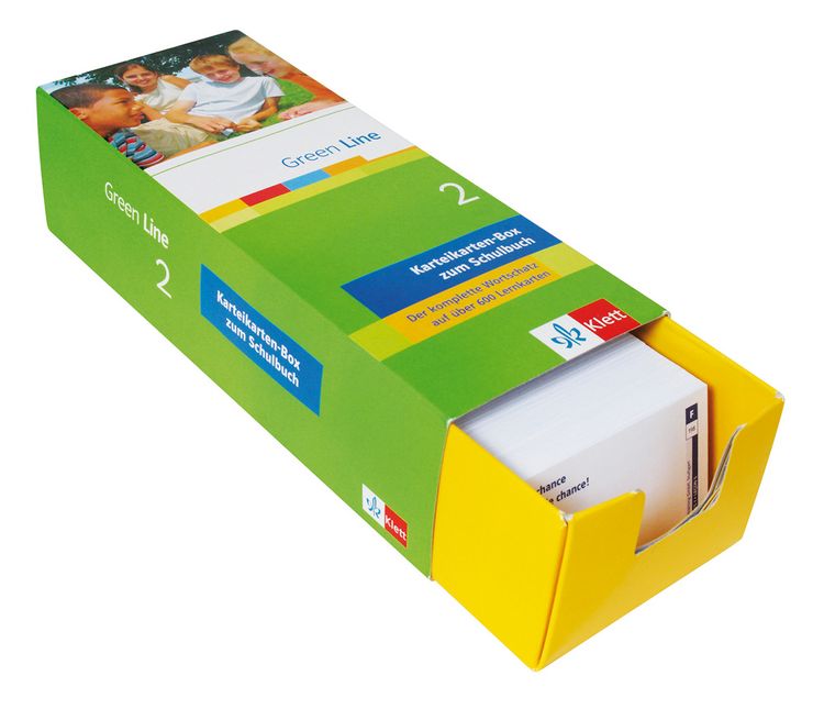 Produktbild: Green Line 2 - Vokabel-Lernbox zum Sch&uuml;lerbuch
