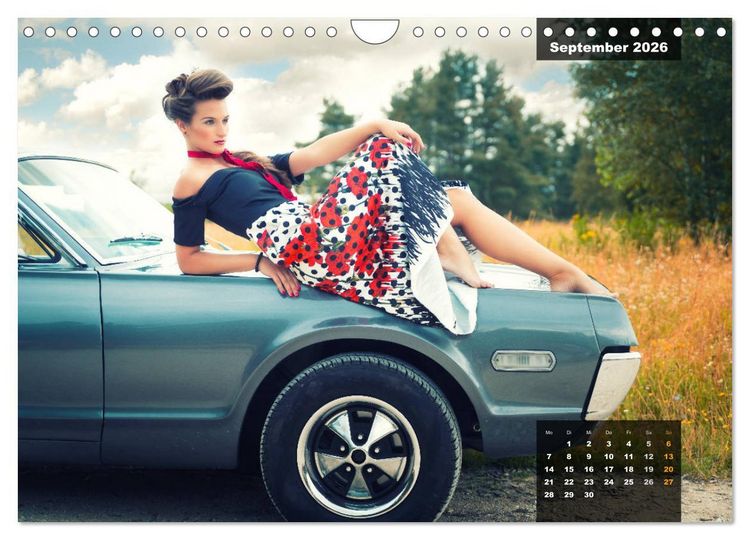 Produktbild: Rockabilly - Back to the 50s (Wandkalender 2026 DIN A4 quer), CALVENDO Monatskalender