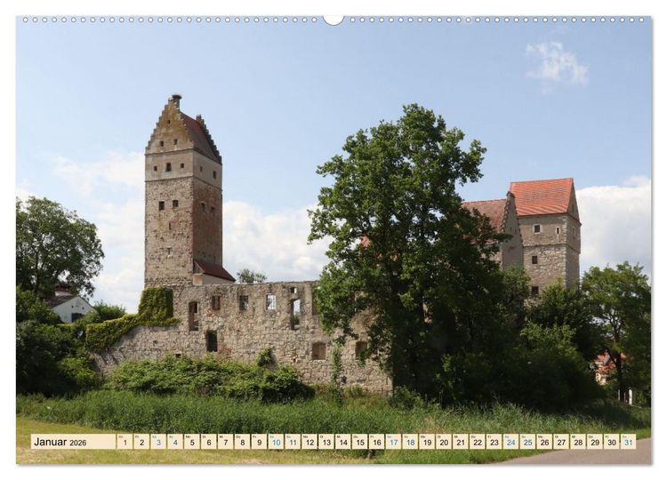 Produktbild: Burgen und Schl&ouml;sser - Historische Bauwerke in Bayern (hochwertiger Premium Wandkalender 2026 DIN A2 quer), Kunstdruck in Hochglanz