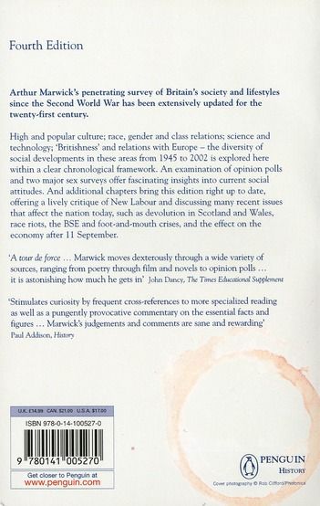 Produktbild: British Society Since 1945