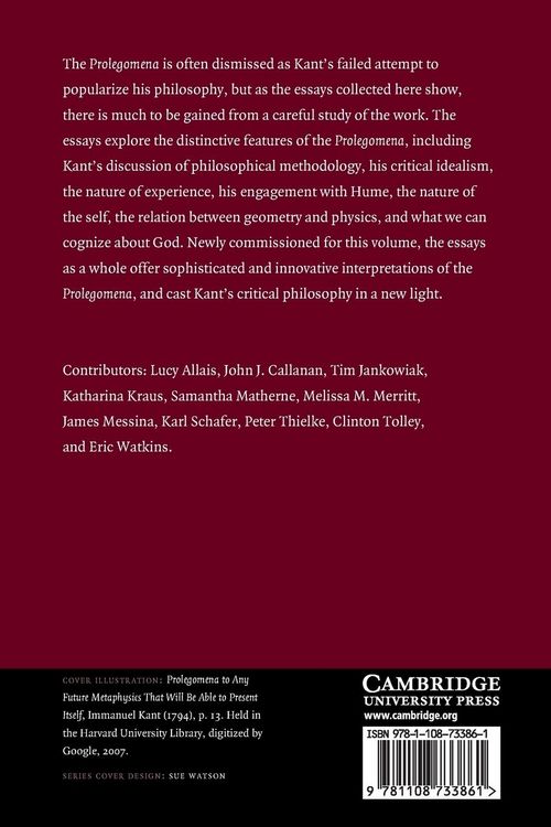 Produktbild: Kant's Prolegomena
