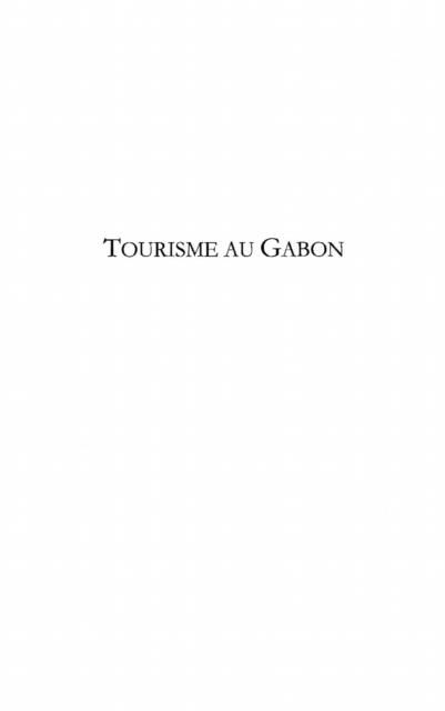 Produktbild: Tourisme au gabon