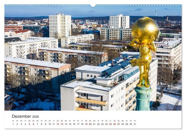 Produktbild: Potsdam - UNESCO Weltkulturerbe und Stadt der Schl&ouml;sser und G&auml;rten (Wandkalender 2026 DIN A2 quer), CALVENDO Monatskalender