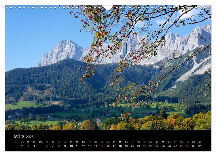 Produktbild: Der Dachstein - Massiv in den Alpen (Wandkalender 2026 DIN A3 quer), CALVENDO Monatskalender
