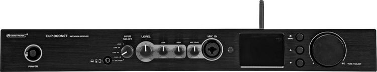 Produktbild: Omnitronic DJP-900NET PA Verst&auml;rker Bluetooth&reg;, DAB+, Internetradio, WLAN RMS Leistung je Kanal an 4 Ohm: 460 W