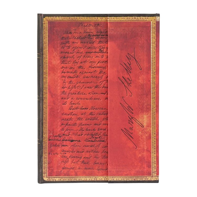 Produktbild: Hardcover Notizbuch Mary Shelley, Frankenstein, Midi, LIN