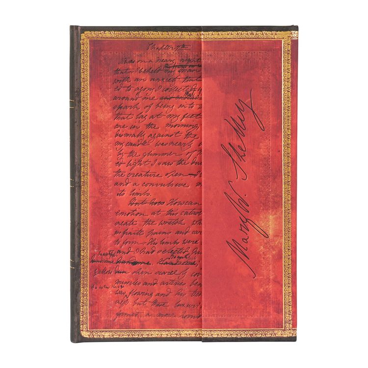 Produktbild: Hardcover Notizbuch Mary Shelley, Frankenstein, Midi, LIN