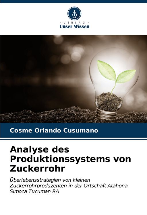 Produktbild: Analyse des Produktionssystems von Zuckerrohr
