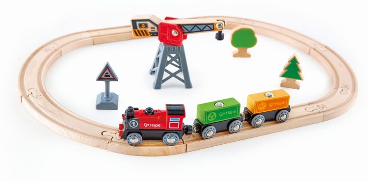 Produktbild: Hape - Frachtlieferung-Eisenbahn, Kreis