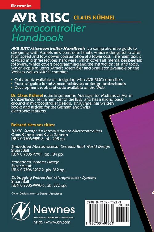 Produktbild: Avr RISC Microcontroller Handbook