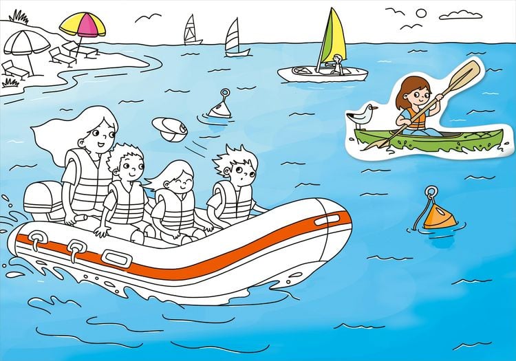 Produktbild: Mein Sticker-Malbuch. Am Meer