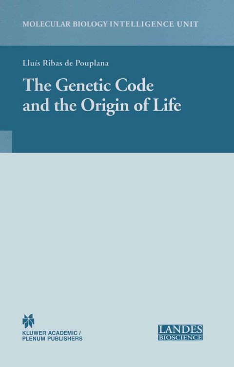 Produktbild: The Genetic Code and the Origin of Life