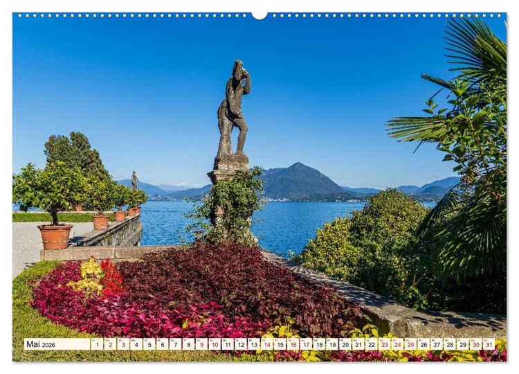 Produktbild: Lago Maggiore - Traumorte am See (Wandkalender 2026 DIN A2 quer), CALVENDO Monatskalender