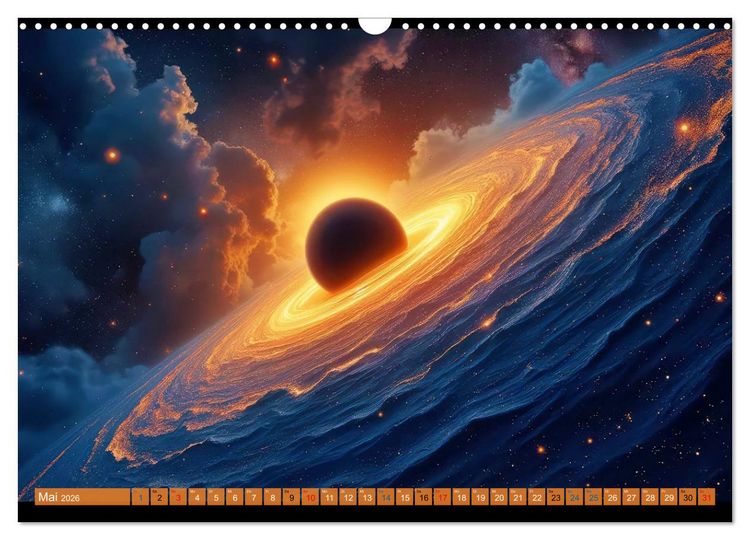 Produktbild: Ferne Galaxien (Wandkalender 2026 DIN A3 quer), CALVENDO Monatskalender