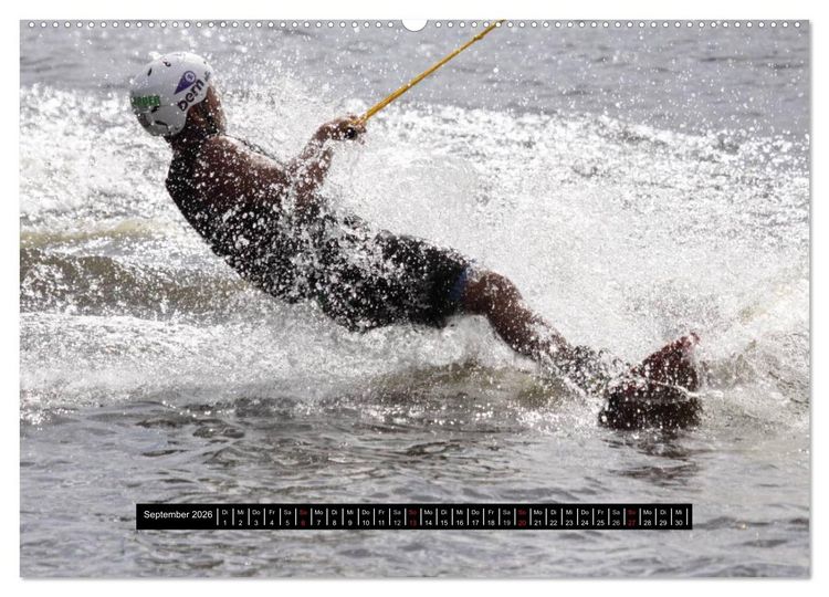 Produktbild: Wakeboarding (hochwertiger Premium Wandkalender 2026 DIN A2 quer), Kunstdruck in Hochglanz