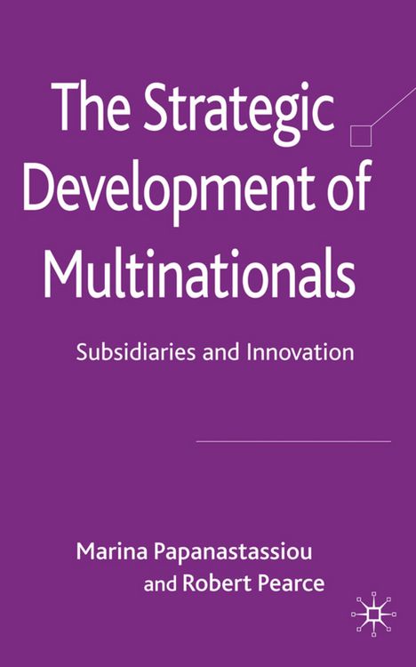 Produktbild: The Strategic Development of Multinationals