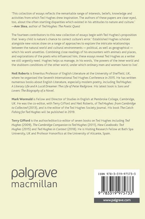 Produktbild: Ted Hughes, Nature and Culture