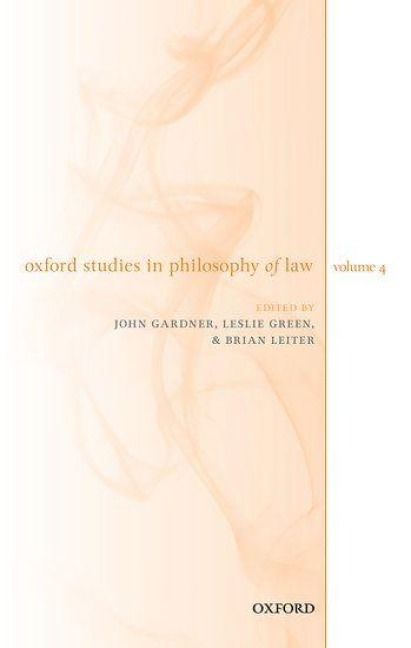 Produktbild: Oxford Studies in Philosophy of Law Volume 4