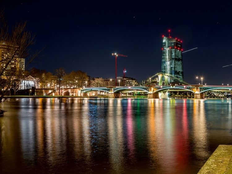Produktbild: CALVENDO Puzzle Frankfurt - Blick &uuml;ber den Main 1000 Teile Puzzle quer | 1000 Teile Lege-Gr&ouml;&szlig;e 64 &times; 48 cm Foto-Puzzle f&uuml;r gl&uuml;ckliche Stunden