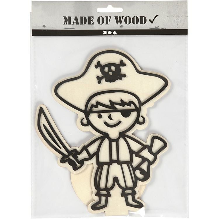 Produktbild: Creativ Company Deko-Figur, Pirat, H 19 cm, 1 Stk