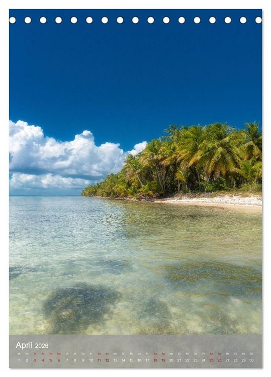 Produktbild: Karibischer Traum Isla Saona (Tischkalender 2026 DIN A5 hoch), CALVENDO Monatskalender