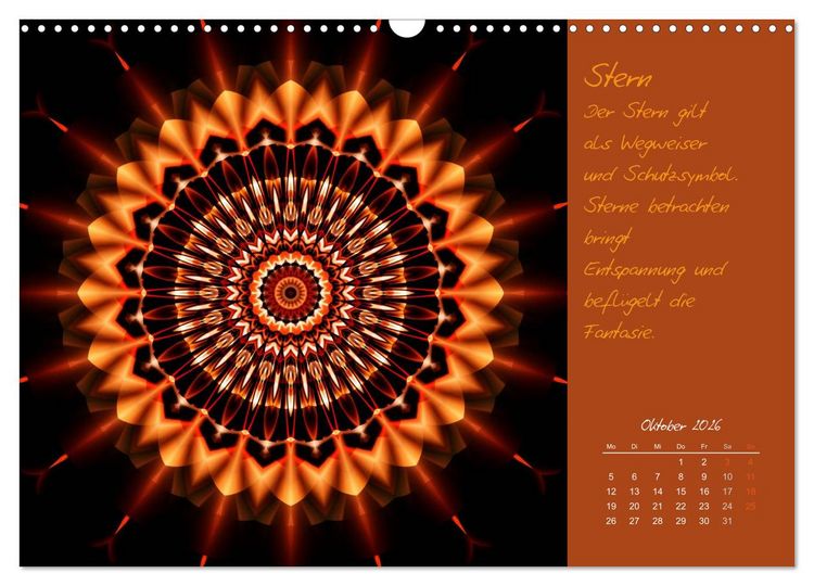 Produktbild: Kleine Chakrenlehre (Wandkalender 2026 DIN A3 quer), CALVENDO Monatskalender