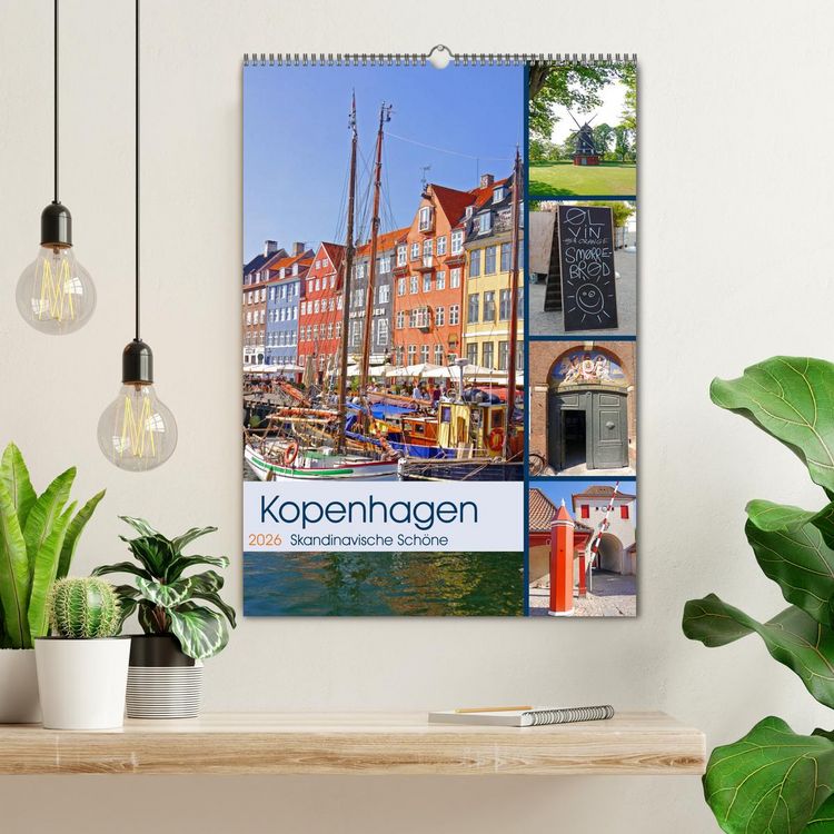 Produktbild: Kopenhagen. Skandinavische Sch&ouml;ne (Wandkalender 2026 DIN A2 hoch), CALVENDO Monatskalender