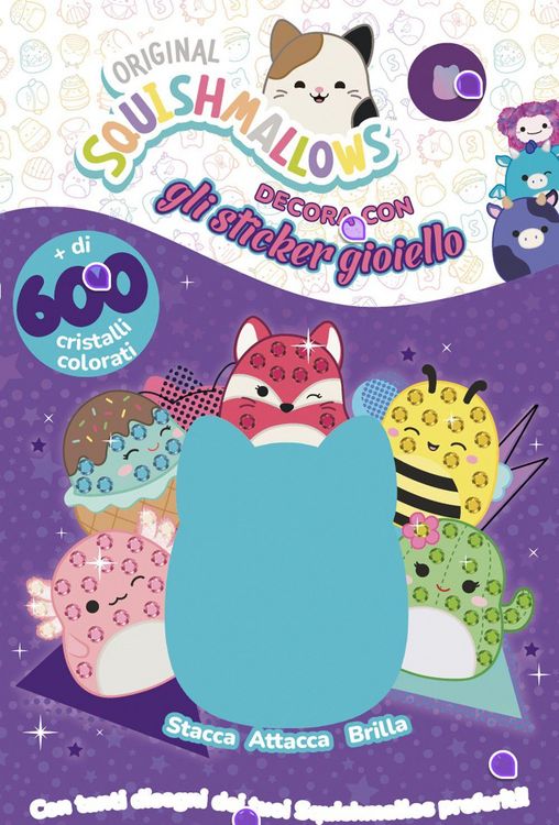 Produktbild: Squishmallows. Decora con gli sticker gioiello