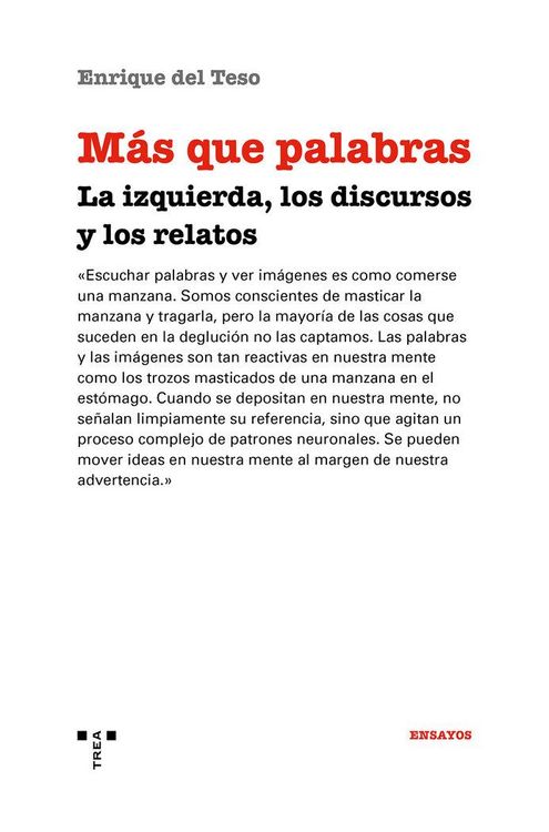 Produktbild: M&aacute;s que palabras : la izquierda, los discursos y los relatos