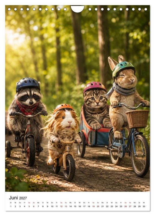 Produktbild: Cozy Friends - Kleine Kuschelhelden (Wandkalender 2027 DIN A4 hoch), CALVENDO Monatskalender